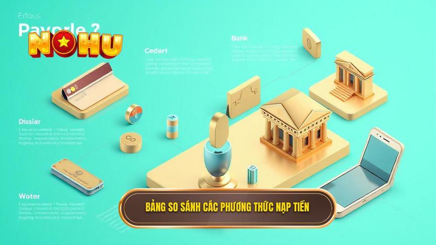 Cách nạp tiền đổi thưởng chi tiết từ A-Z cho game thủ NỔ HŨ 3 Bảng so sánh các phương thức nạp tiền
