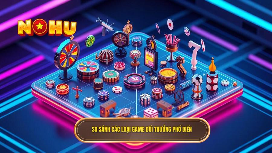 Game Đổi Thưởng Đang Hot: Xu Hướng Và Bí Quyết Chinh Phục Thị Trường Giải Trí Trực Tuyến 3 Bảng so sánh các loại hình game đổi thưởng phổ biến