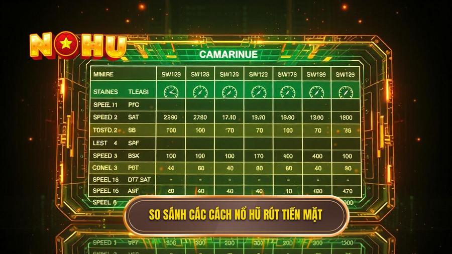 Nổ hũ rút tiền mặt nhanh nhất: Bí quyết chọn sân chơi uy tín và an toàn 2024 3 3. So sánh các cách nổ hũ rút tiền mặt