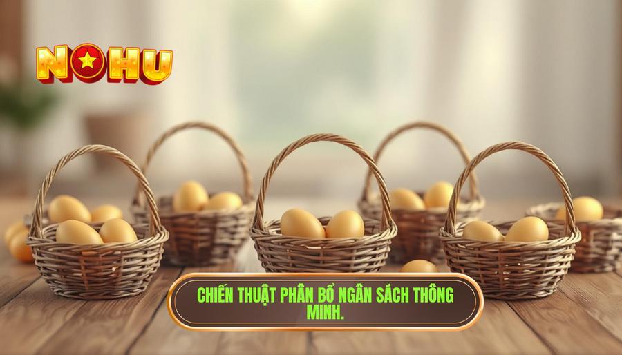 Kinh nghiệm giữ vốn khi quay nổ hũ ít ai chia sẻ: Bí mật từ các cao thủ 2 Chiến thuật "Chia trứng nhiều giỏ" - Quản lý ngân sách thông minh