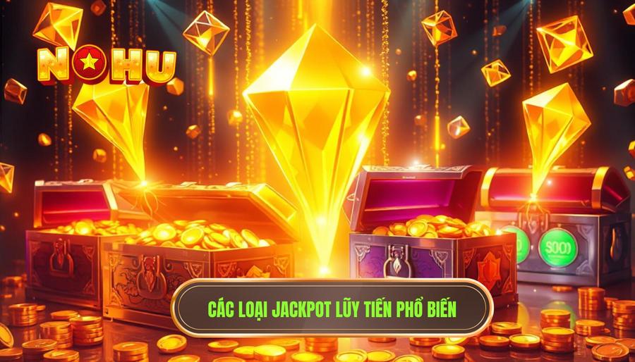 Jackpot lũy tiến hoạt động thế nào? Khám phá cơ chế vận hành của những hũ thưởng khổng lồ 3 Các loại hình Jackpot lũy tiến phổ biến hiện nay